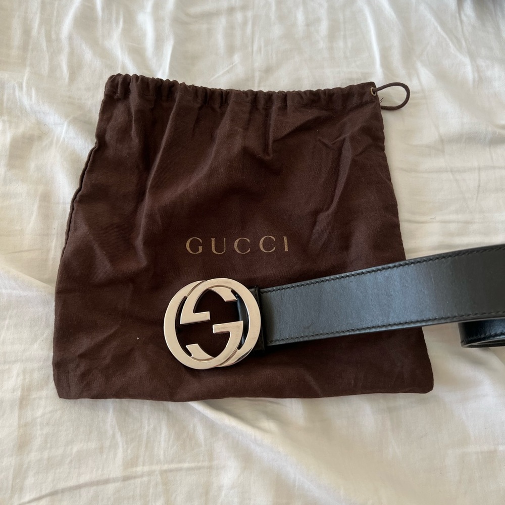 Gucci leather belt